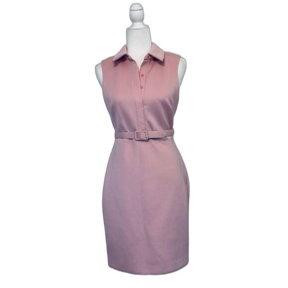 Badgley Mischka Dresses & Skirts - Badgley Mischka Size 2 Peony Sheath Dress Collared Lined Career Old Money